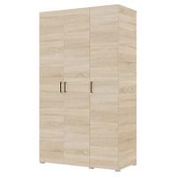 Шкаф 3ств 1500 Бостон, цвет Сонома (2 ящика+полки БМ+штанга)