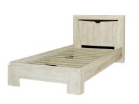 Кровать 900 Версаль-5 Дуб Баррик ЛДСП для подростков для детей в спальню в детскую