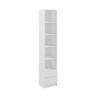 Стеллаж с 2-мя ящиками Мадера, 400х350х2100, Белый