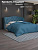 Кровать 1,4 арт.002 Модерн Night blue и Бодега, ширина 140 см, мягкое изголовье, двуспальная кровать, мебель в спальню