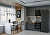 Кухонный гарнитур Антрацит 1600мм, столешница 38 мм