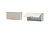 DL Антресоль Иннэс 7 Тирамису матовый и Белый ЛДСП, ширина 80 см, хранение вещей, полка, в гостиную, в спальню