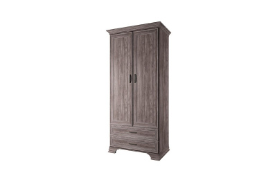 Шкаф 2DG2S, TIFFANY, цвет Орех элия темный